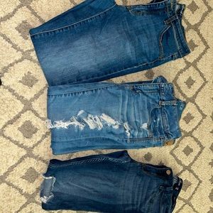 American eagle, target, and Hollister jeans 8/9